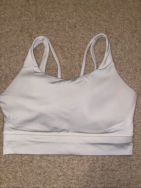 Avia white sports bra size LARGE (12-14) cross back full coverage